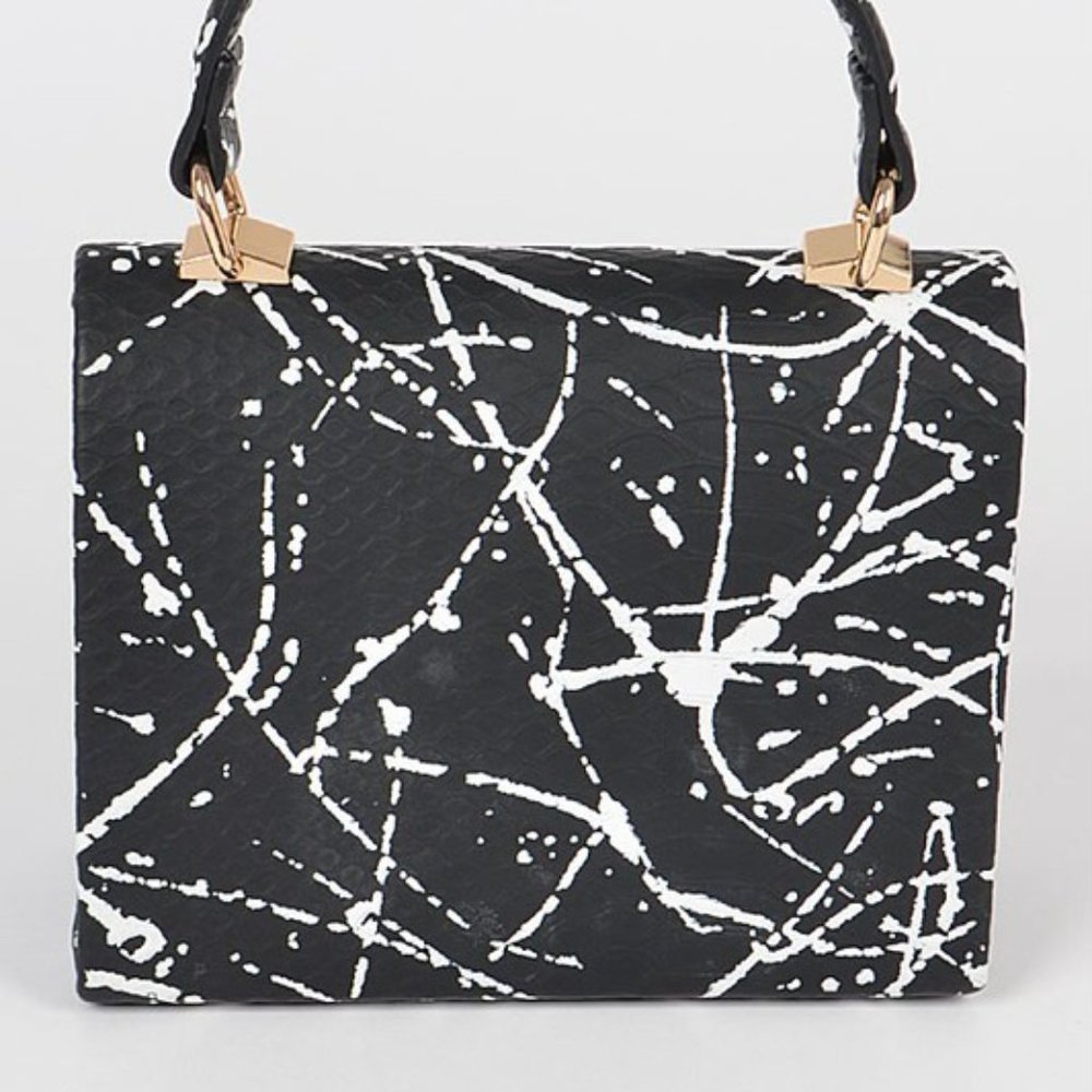 1 LEFT!! CALL IT ABSTRACT SPLATTER PAINT BAG - Picture 2 of 4
